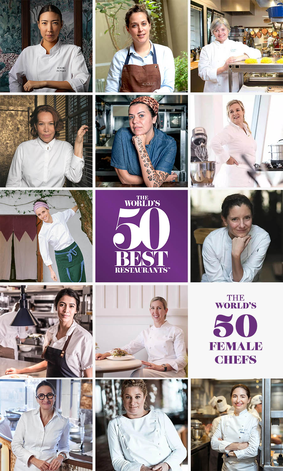 The world's best female chefs